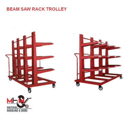 Beam Saw Rack Trolley