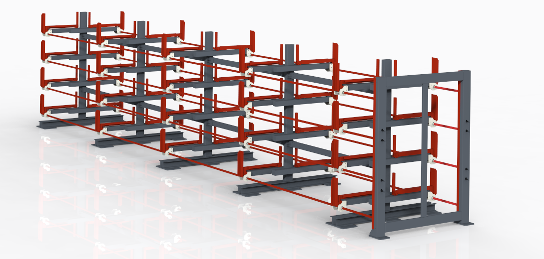 Industrial Storage Systems - Bar & Pipes Storage Racks